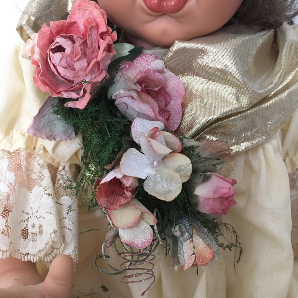 Vintage Fayzah Spanos Collection 'Halo' Precious Heirloom Doll #340/1,000 - Picture 12 of 15